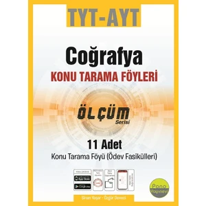 Pano Tyt-Ayt Coğrafya Tarama Föyleri (11 Fasikül 11X16 Sayfa)