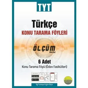 Pano Tyt Türkçe Tarama Föyleri (6 Fasikül 5X24+1X32 Sayfa)