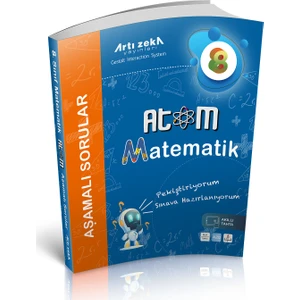 Artı Zeka Yayınları 8.sınıf Matematik Atom Aşamalı Soru Bankası