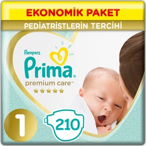 Premium Care Bebek Bezi 1 Beden Yenidoğan 2-5 Kg (3*70) 210  2-5 Kg
