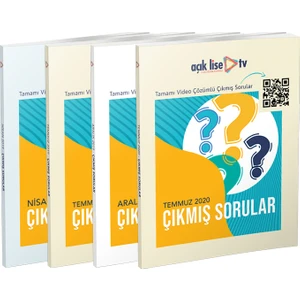 Açık Lise TV Son 4 Dönem - Çıkmış Sorular