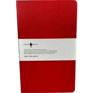 Fabio Ricci Elio 1044 Lastikli Noktalı Defter 13 x 21 cm Kırmızı