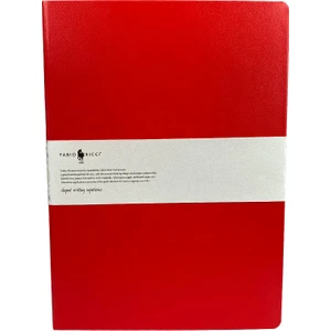 Fabio Ricci Elio 1046 Lastikli Noktalı Defter 19 x 25 cm Kırmızı