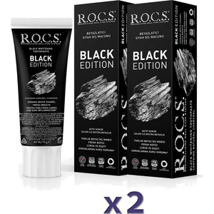Black Edıtıon Kömür Özleri Ile Diş Macunu 74gr x 2 Adet
