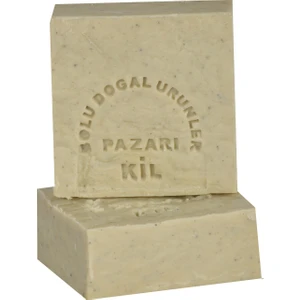 Bolu Doğal Ürünler Pazarı El Yapımı Doğal Kil Sabunu 150 gr