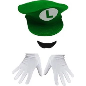 Luigi Şapka Set Çocuk