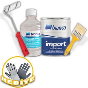 Import Sentetik Yağlı Boya Seti 0,75 lt 9003 Beyaz