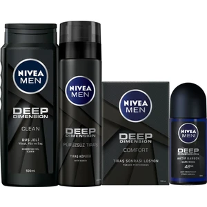 Erkek Cilt Bakım Seti ( Deep Losyon + Deep Tıraş Köpüğü + Deep Roll On + Deep Duş Jeli)