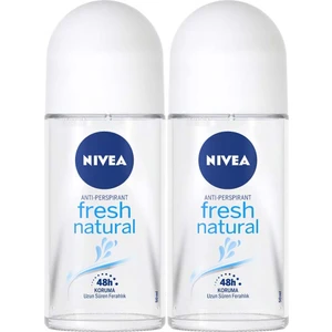 NIVEA Kadın Roll on Deodorant Fresh 50 ml x2 Adet,48 Saat Anti-perspirant Koruma