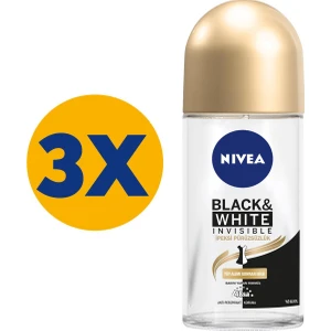 Black & White Ipeksi Pürüzsüzlük Roll On 50 ml X3