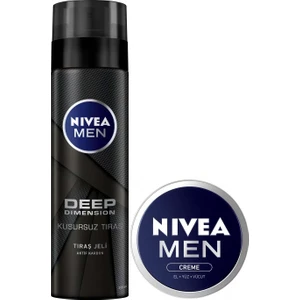 Nıvea Tıraş Jeli Deep + Men Crème 30 ml