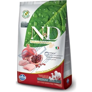 N&d Medium - Maxi, Tahılsız, Tavuk ve Narlı Yetişkin Köpek Maması - 12 kg