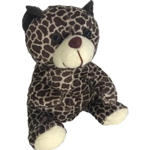 Stuffed Toys Sevimli Leopar Desenli Peluş Ayı 20 cm