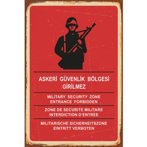 Ref Fikir Atölyesi Retro Vintage Ahşap Poster Mini15 x 20 Cm