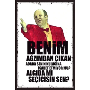 Ref Fikir Atölyesi Retro Vintage Ahşap Poster