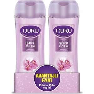 Perfume Kadın ve Erkek Için Spa ve Banyo Duş Jeli Orkide Özleri 2li Paket 450 ml + 450 ml