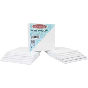 KTS Tuval Kompozit 10 x 10 cm 12 'li Set