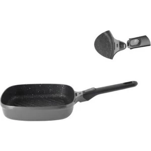 Marka Gem Stay Cool 24 Cm Çıkarılabilir Saplı Gri Kare Izgara Tava