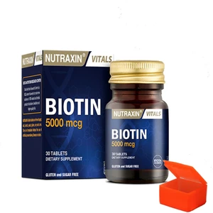 Biotin 5000mg 30 Tablets + Hap Kutusu