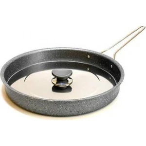 Oms Granit Balık Tavası Hamsi Tavası 34 cm Gri - 001733