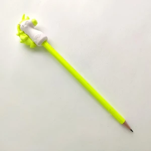Unicorn Silgi Başlıklı Kurşun Kalem Sarı
