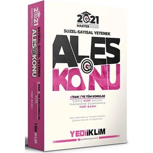 Yediiklim Yayınları ALES Master Serisi Sayısal-Sözel Yetenek Konu Anlatımı