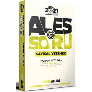 Yediiklim Yayınları ALES Master Serisi Sayısal Yetenek Tamamı Çözümlü Soru Bankası
