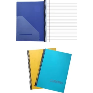 Chromo (A4) 80 Yp Pp Kapak Spiralli Defter Çizgili 2'li
