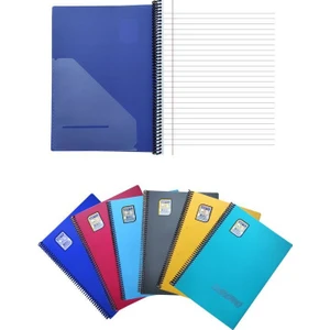 Chromo (A4) 80 Yp Pp Kapak Spiralli Defter Çizgili 6'lı