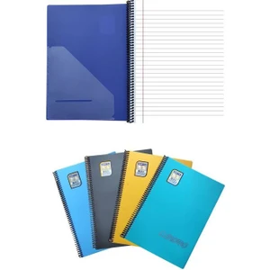 Chromo Spiralli Pp Kapak Defter A4 Çizgili 100 Yp 1491 4'lü