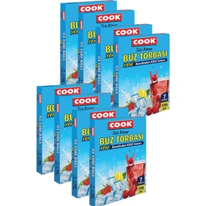 Kendinden Kilitli Sistem Buz Torbası 7'li x 8 Paket