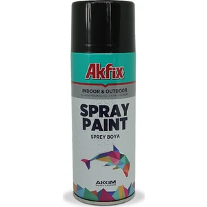 Akrilik Sprey Boya 400ml Parlak Siyah
