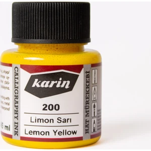 Hat Mürekkebi 45 ml Limon Sarı