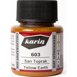 Hat Mürekkebi 45 ml Sarı Toprak
