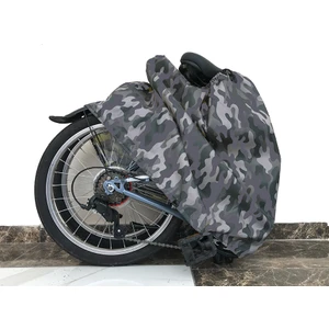 Katlanır Bisiklet Saklama Kılıfı Düz Siyah Kamuflaj