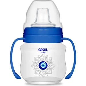 Wee Baby Akıtmaz Kulplu PP Alıştırma Bardağı 125 ml 6+ Ay Bebekler İçin BPA İçermez