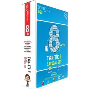 Tonguç Akademi 8. Sınıf Taktikli Sayısal Set