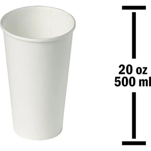 Kağıt Bardak 20 Oz 500 ml 50'li Paket