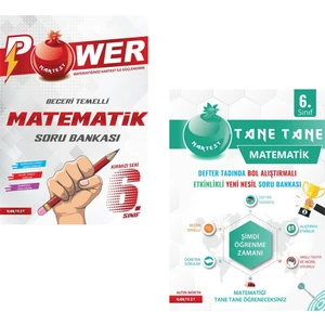 Nartest Yayınevi 6. Sınıf Power Matematik Soru Bankası ve Defter Tadında Tane Tane