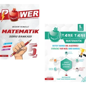 Nartest Yayınevi 5. Sınıf Power Matematik Soru Bankası ve Defter Tadında Tane Tane