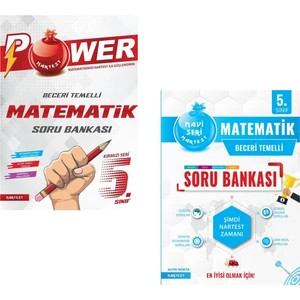 Nartest Yayınevi 5. Sınıf Power ve Mavi Matematik Soru Bankası
