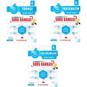 Nartest Yayınevi 6. Sınıf Türkçe Matematik ve Fen Bilimleri Soru Bankası