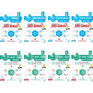 Nartest Yayınevi 6. Sınıf Türkçe Tüm Dersler Soru Bankası ve Defter Tadında Tane Tane