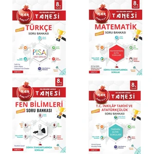 Nartest Yayınevi 8. Sınıf Nar Tanesi Türkçe Matematik Fen Bilimleri ve İnkılap Soru Bankası