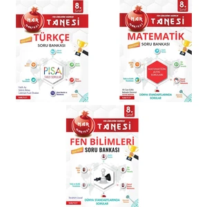 Nartest Yayınevi 8. Sınıf Nar Tanesi Türkçe Matematik ve Fen Bilimleri Soru Bankası