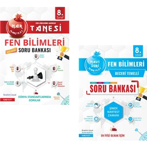 Nartest Yayınevi 8. Sınıf Nar Tanesi ve Mavi Fen Bilimleri Soru Bankası