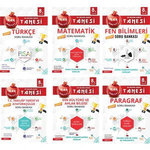 Nartest Yayınevi 8. Sınıf Nar Tanesi Tüm Dersler Soru Bankası Seti (6 Kitap)