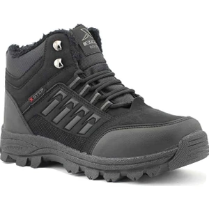 Soğuğa Dayanıklı Kışlık Kürklü Fermuarlı Trekking Bot