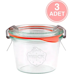 80 ml Cam Saklama Kavanozu 3 Adet