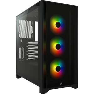 BKC-1204 iCUE 4000X RGB Tempered Glass Mid-Tower Siyah Bilgisayar Kasa CC-9011204-WW